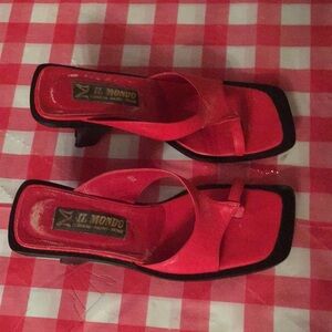 COPY - Women's Red Heeled Sandals